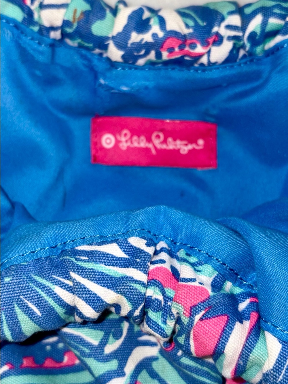 Lilly Pulitzer Bamboo Handle Bag Limited Edition - Picture 6 of 10